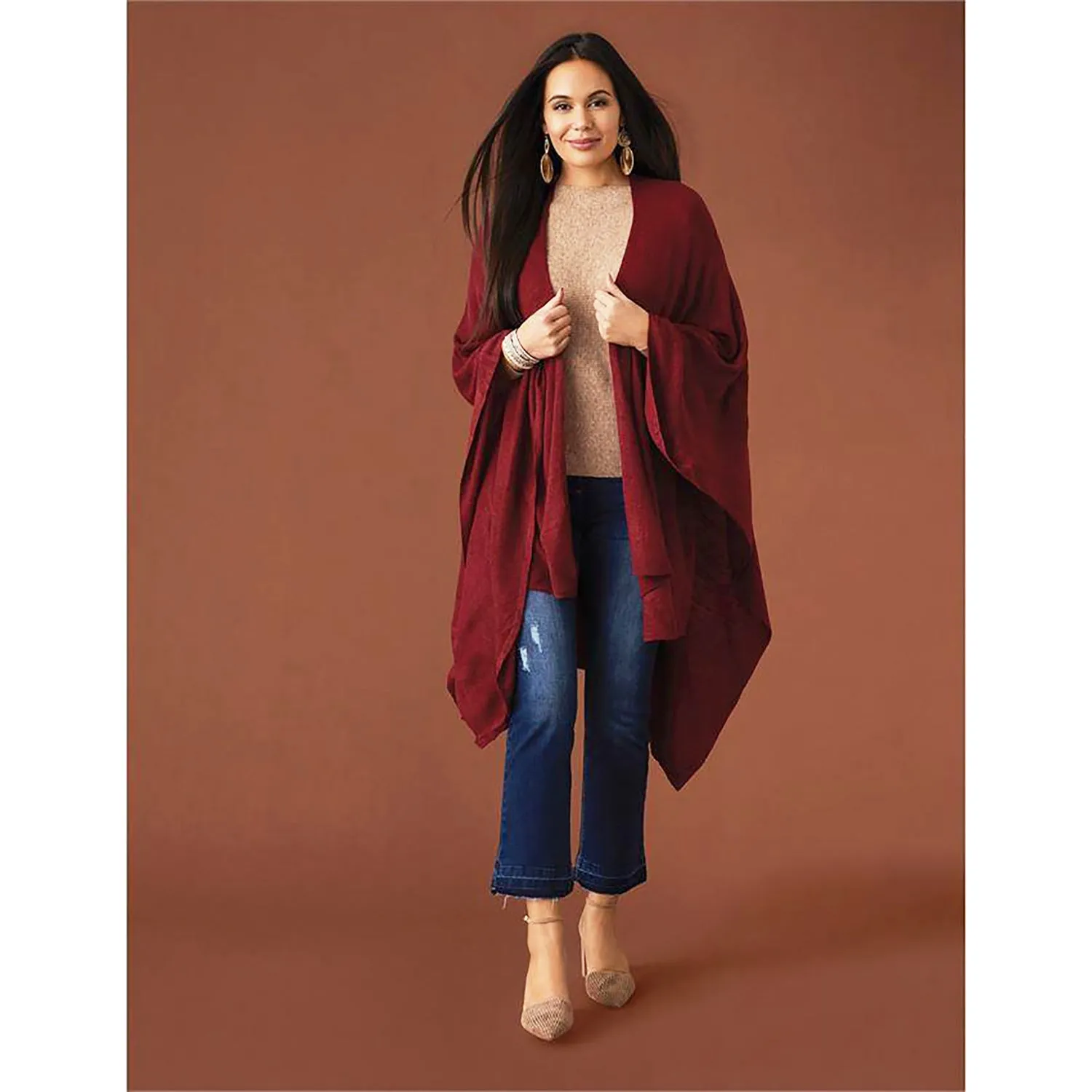 Women's Coco   Carmen Kiara Lightweight Wrap Fig