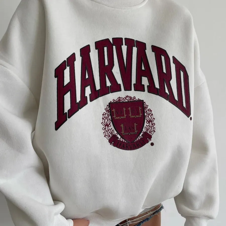 women's hoodie long sleeve hoodies & sweatshirts printing simple style letter