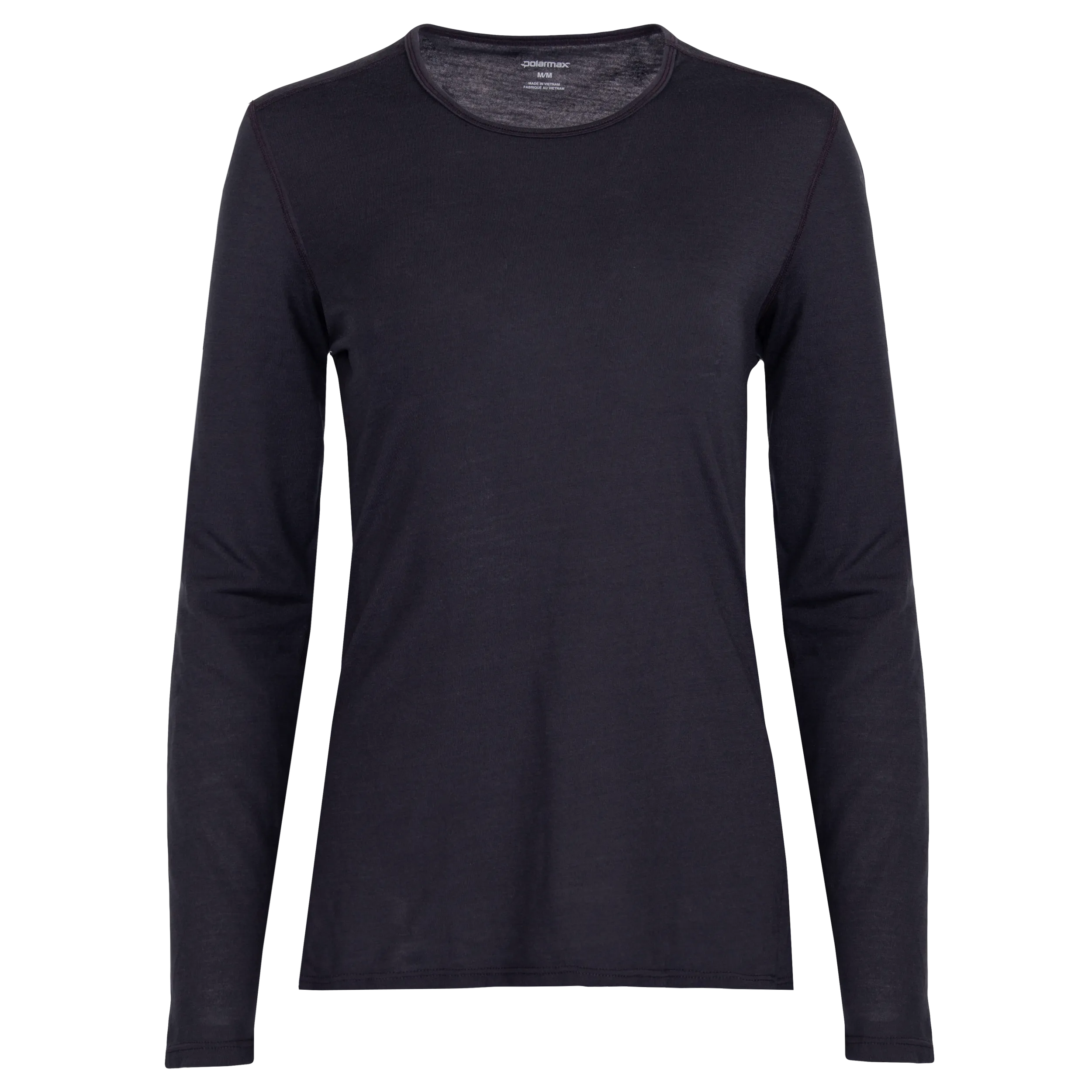 Women's Single Layer Crewneck - Black