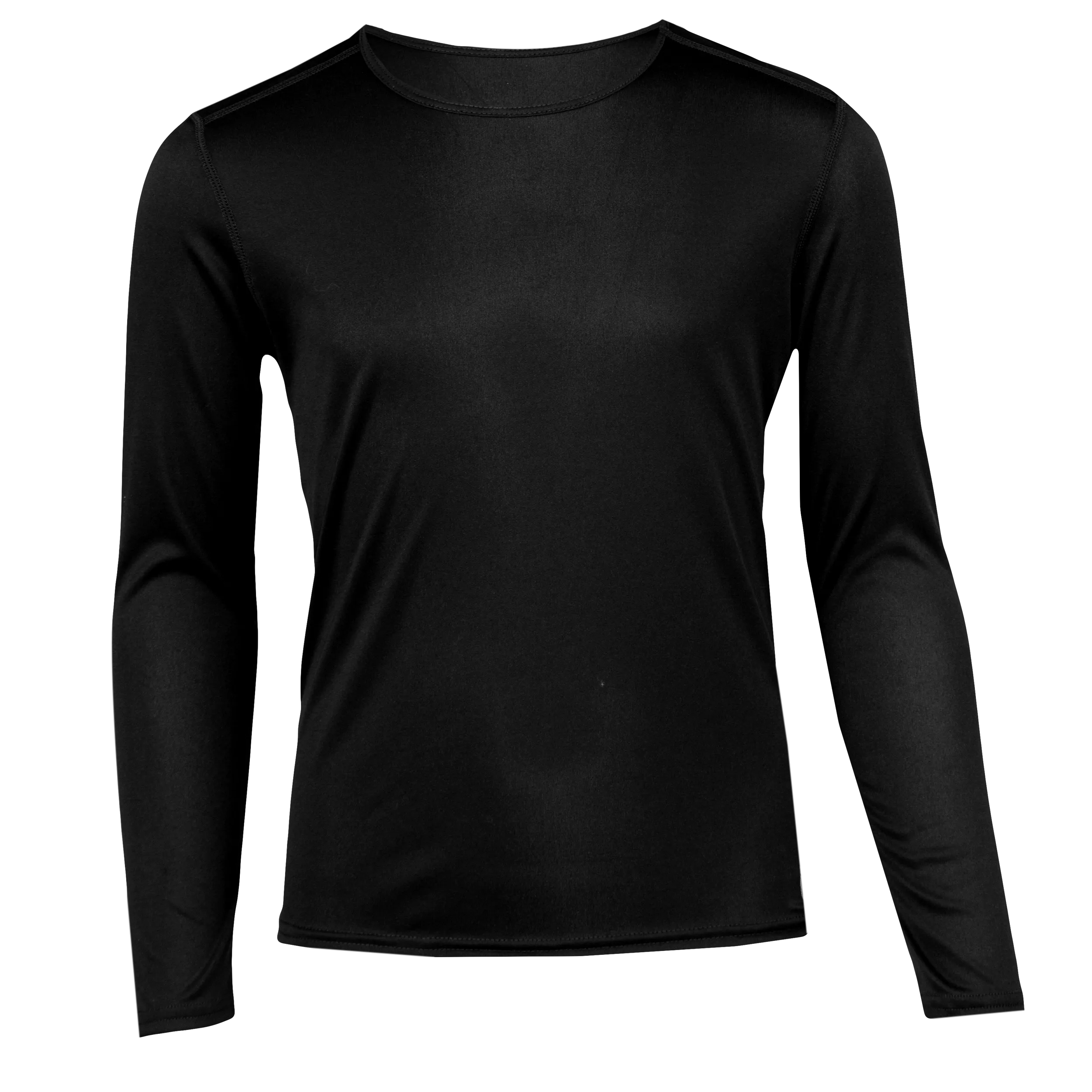 Youth Single Layer Crewneck - Black