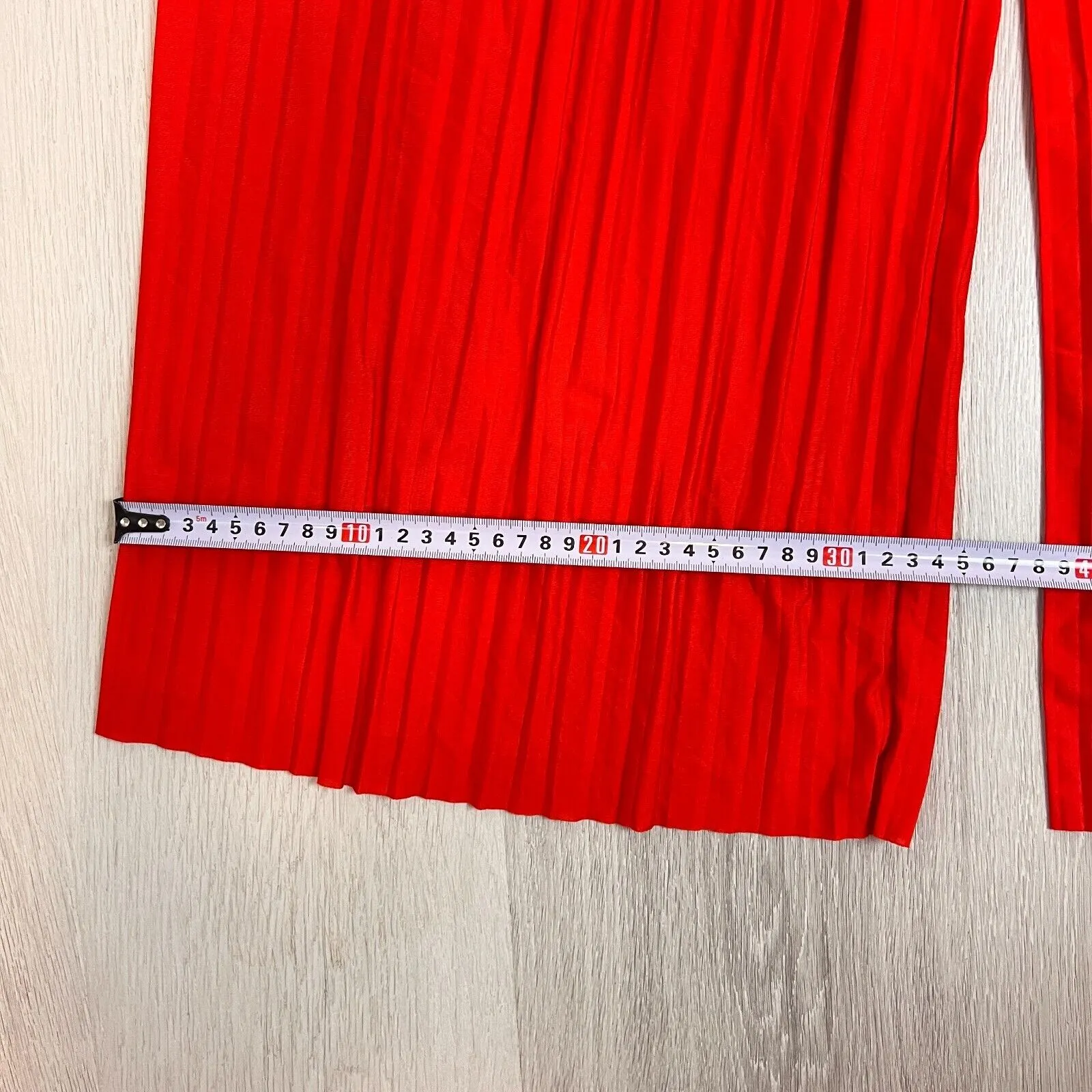 ZARA Womens Wide Leg Pleated Pants Culottes Size Large